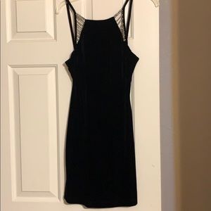 Velvet dress/stones. Size M but looks/fits like S.